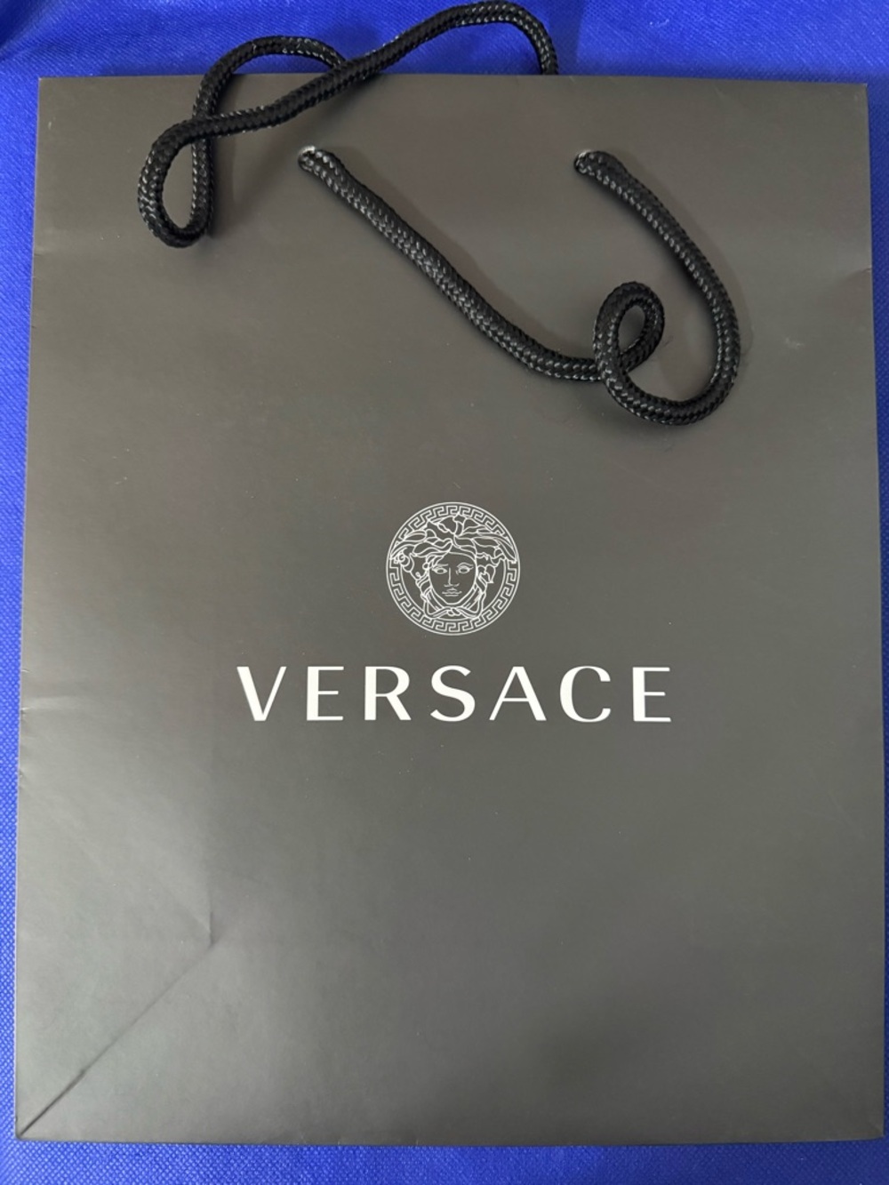 Versace 💯%Authentic iconic luxury paper shopping bag Like New Ideal for gifting